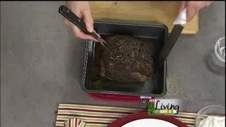 Herbed Prime Rib with Two Sauces