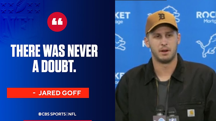 Jared Goff upset with his play, highlights his ability to do enough to win | Full Press Conference