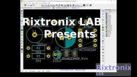 Tutorial on designing  dc to dc converter step down pcb using mc34063 part 3