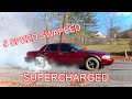 5 Speed swapped SUPERCHARGED Crown Vic- First start, Tuning, and BURNOUT!