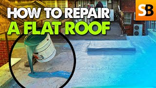 How to Repair a Flat Roof with Liquid Roof