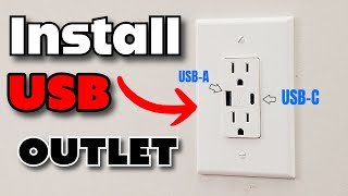 How To Install USB C Outlet Easy Simple