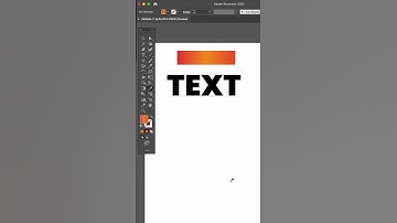 Gradient text editable in illustrator