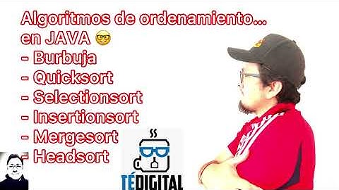 Explicación de los #algoritmos de ordenamiento en JAVA.
