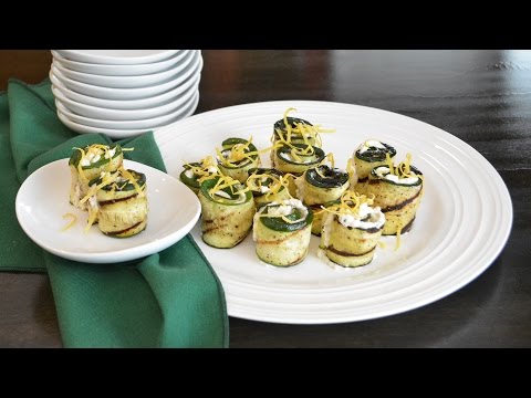 Feta Stuffed Zucchini Rolls | Grilled Appetizer | Low Carb