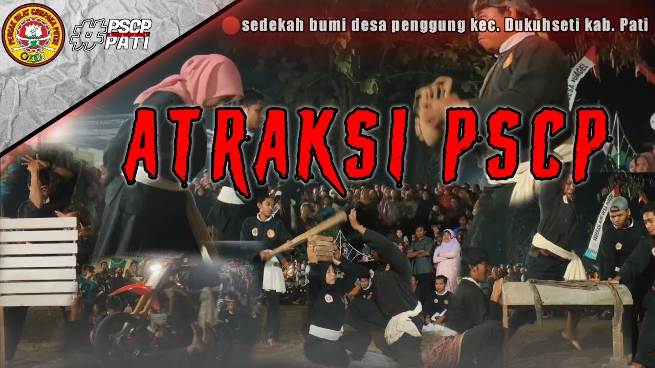 ATRAKSI PENCAK SILAT CEMPAKA PUTIH BIKIN PENONTON HEBOH!!