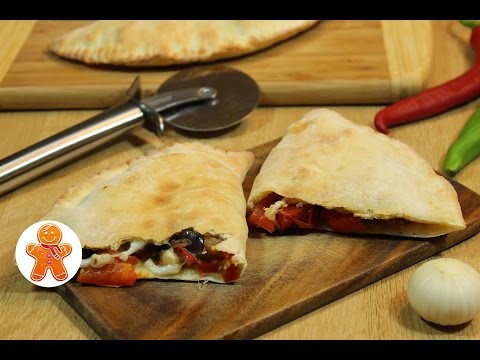 Видео рецепт Пицца с помидорами и баклажанами