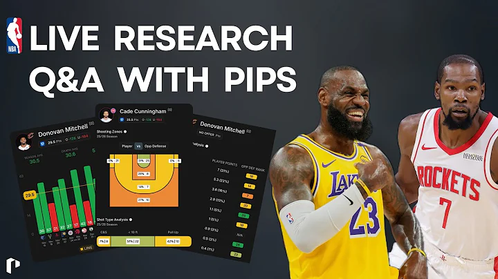 HUGE NBA SLATE Live Research + Q&A with Pips