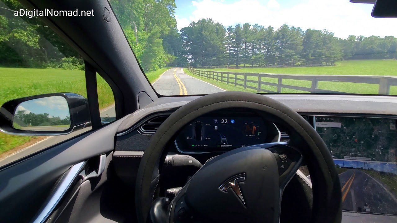 🍑 S Curve | TESLA Self Driving AutoPilot TEST | AP2 2020.20.1 | Vid 055