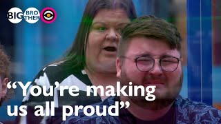 Things get emotional as the Housemates see friends and family 😭 | Big Brother 2023