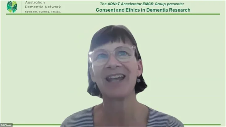 EMCR WEBINAR Consent and Ethics in Dementia Research
