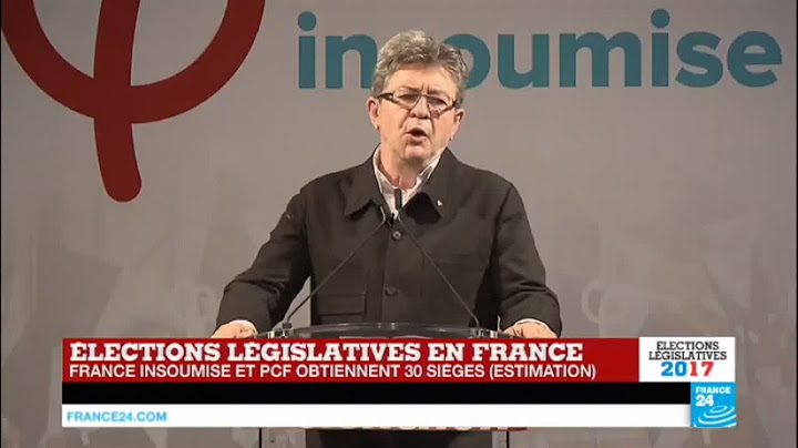 REPLAY - Legislative elections in France: Speech by Jean-Luc Mélenchon of La France Insoumise