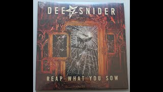Dee Snider - Reap What You Sow | 7&quot; Limited edition single | Vinyl rip