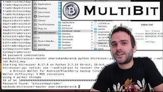 Brute-force your Multibit Classic wallet on mac OSX with btcrecover.