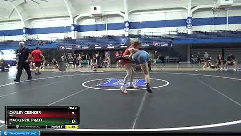 62 Lbs Cons. Semi - Carley Ceshker, WI Vs Mackenzi...