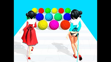 💕👗 UNRAVEL RUN 💕👗 gameplay all level max (android ios)