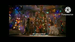 Guardian of galaxy holiday special end credit scene-Groot ruined Christmas