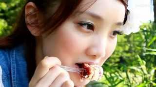 ハスカップ入り「よいとまけ」(三星)を染矢優が食べてみた @北海道苫小牧市 Haskap Sweets "YOITOMAKE" in Tomakomai Hokkaido