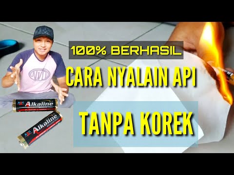 JIKA TIDAK ADA KOREK,  BATERAI PUN JADI