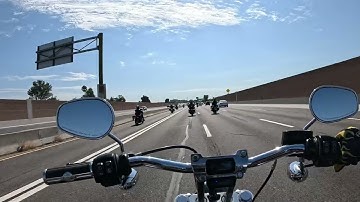 RAW Harley Davidson Sound | 405 Takeover from Inglewood to Huntington Beach