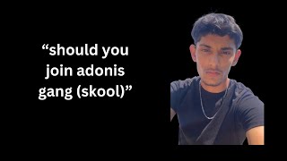 honest opinion on Adonis Gang by (Hamza Ahmed)