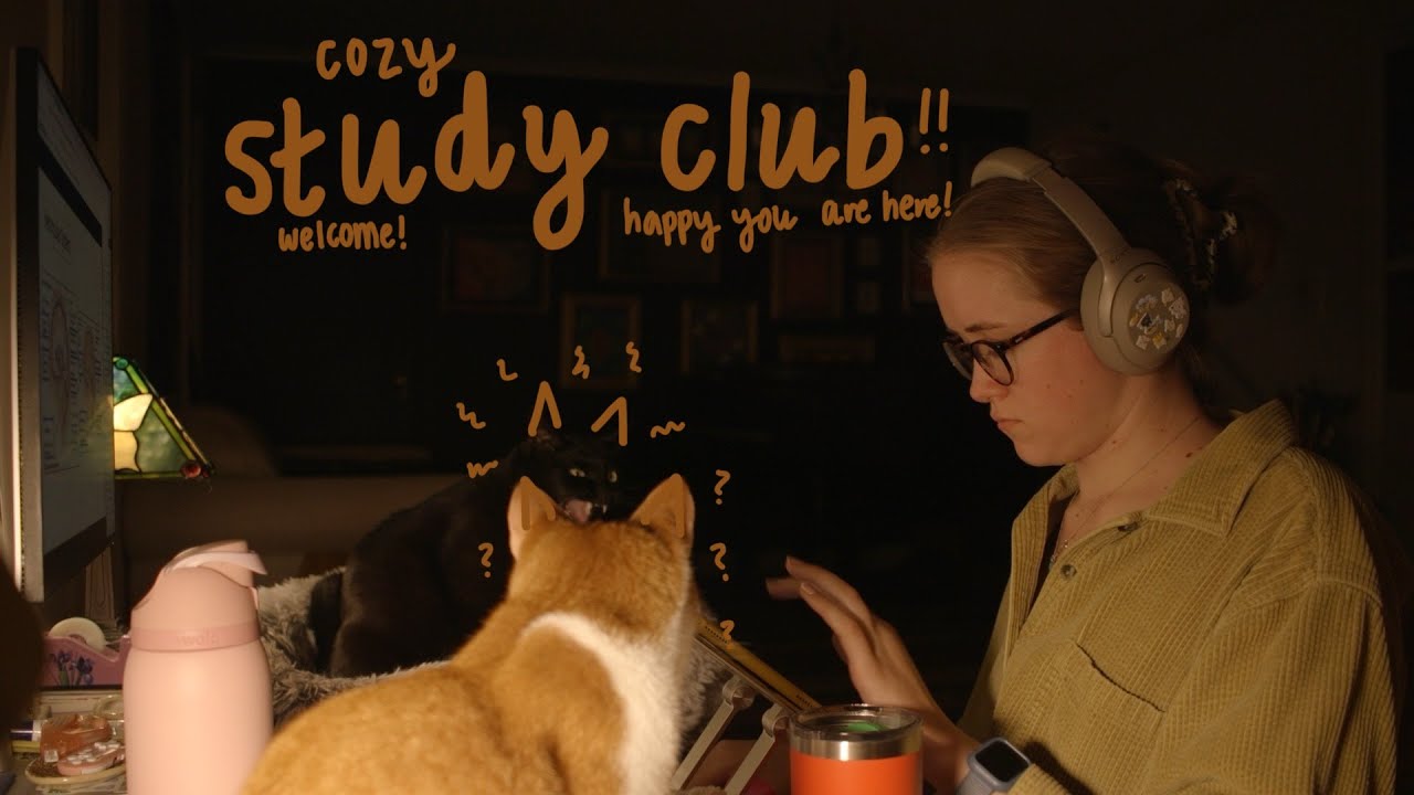 late night study with me (50/10 pomodoro splits, no music)