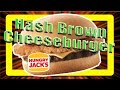 Hungry jacks burger king hash brown cheese burger  taste test