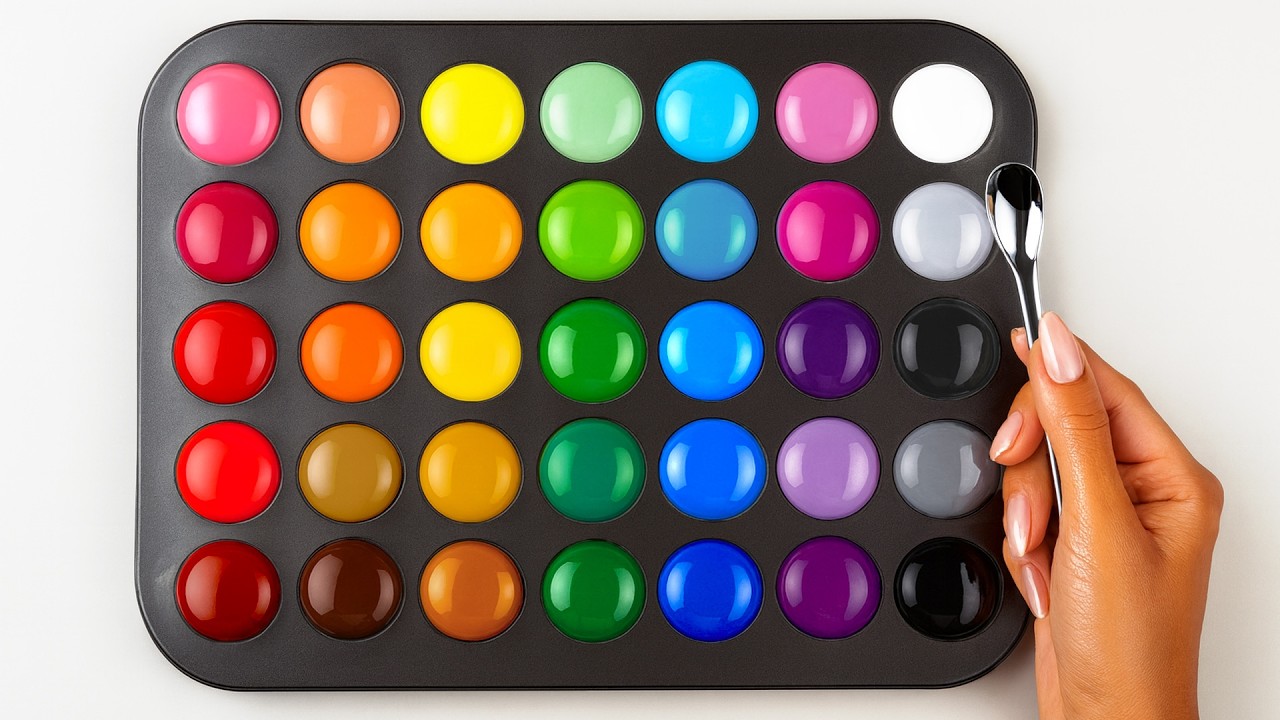 Как создавать новые цвета с помощью акриловой краски — увлекательное смешивание цветов