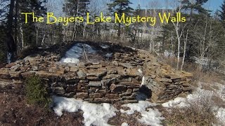 Bayers Lake Mystery Walls. Halifax, Nova Scotia.