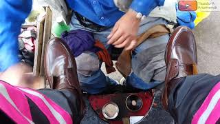 S2E83 great shoe shine Tonala st #mexico/Gran lustrada calle Tonala #mx #ASMR #shoeshine screenshot 1