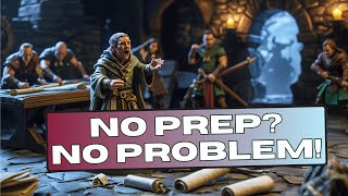 How to Run a D&D with NO Prep (And Not Have It Explode) Profile