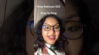 #chemicalengineering Peng-Robinson EOS. Celebrating both #AAPI & #Jewish American heritage month.