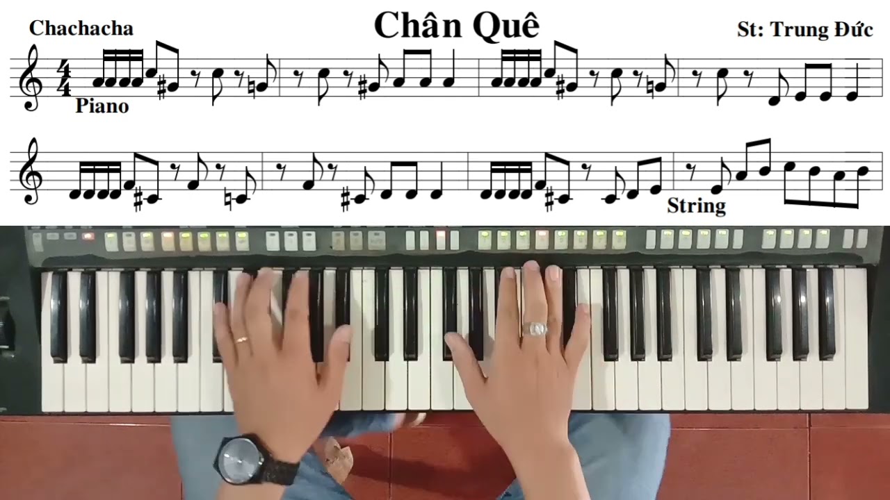 Bài: CHÂN QUÊ | Quang Linh | Hướng Dẫn Đệm Hát | Ku Tèo Piano.