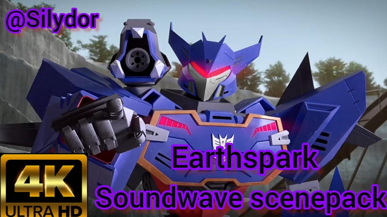 4K Soundwave Earthspark Scenepack - YouTube
