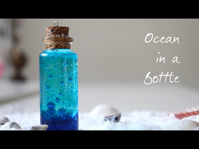 Ocean in a Bottle with 3 Simple Ingredients - Happy Hooligans