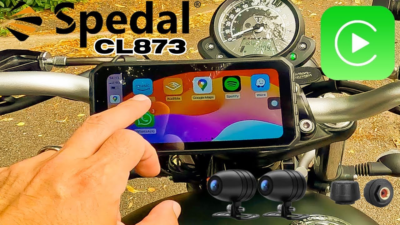 Spedal NaviCam CL872 スマートバイクスクリーン Spedal CL872】バイク用「スマートモニター」決め手はアルミ製