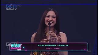 SONG of the year Indonesia music Award  Kisah sempurna - Mahalini Raharja