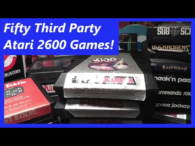 Unboxing 50 Third Party Atari 2600 Games! - YouTube