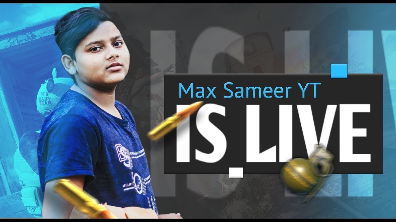 PUBG MOBILE LITE LIVE STREAM | FULL RUSH GAMEPLAY | MAX SAMEER YT - YouTube