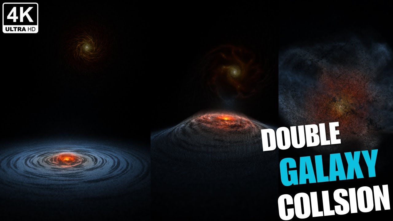 [4K] Two Galaxies Collide | 10 MILLION PARTICLES - YouTube