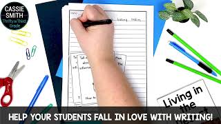 Informative Writing Unit 3rd Grade Graphic Organizer Anchor Charts Research