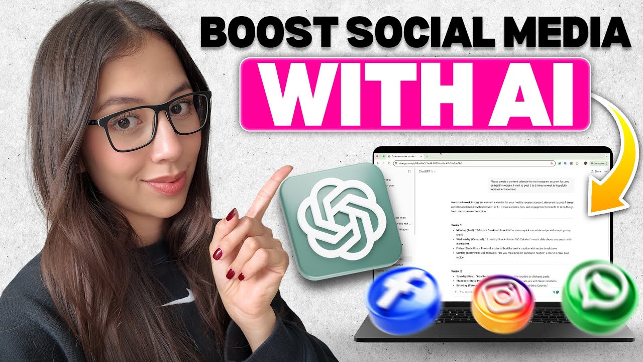 How to Integrate AI Into Your Social Media Strategy Step by Step - YouTube
