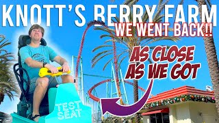 The (Dirty Little) Secret About Traveling To Ride Roller Coasters (at Knott's Berry Farm)