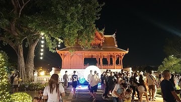 งานลอยกระทง สวนสันติชัยปราการ