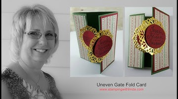 Uneven Gate Fold Card