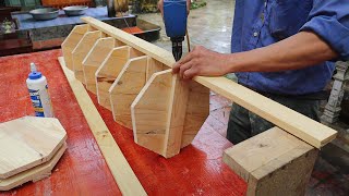 Woodworking Project Extremely Ereative Pallet // How To Make A Spiral Tree Rack - DIY Woodworking