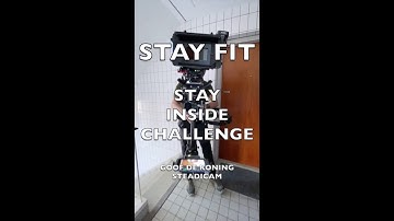 Steadicam stairs training workout.  Stay in shape & Stay @ home
