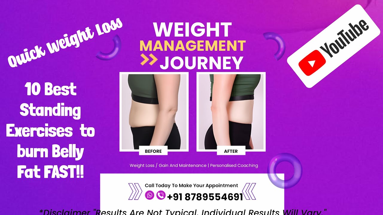 Curated visual reference: Gallery Detail: Quick Weight Loss 10 Best Standing Exercises To Burn Belly