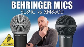 Behringer XM8500 vs Behringer SL 84C (vs Rode Procaster!)