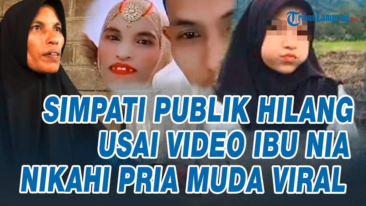 Simpati Warga Menurun usai Video Ibu Nia Penjual Gorengan Menikah dengan Anak Muda Viral